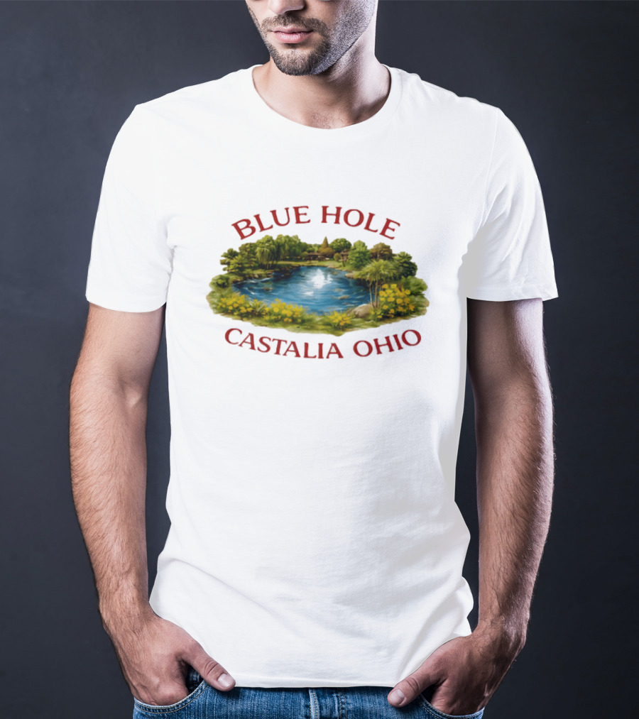 Blue Hole Castalia Ohio Reminders Of Him Kenna Rowan T-Shirt