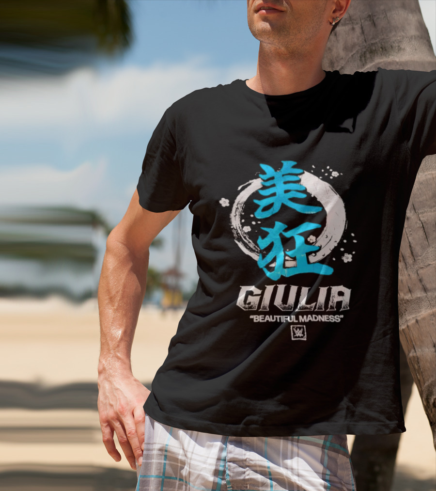 Giulia Beautiful Madness Kanji Brushstroke T-Shirt