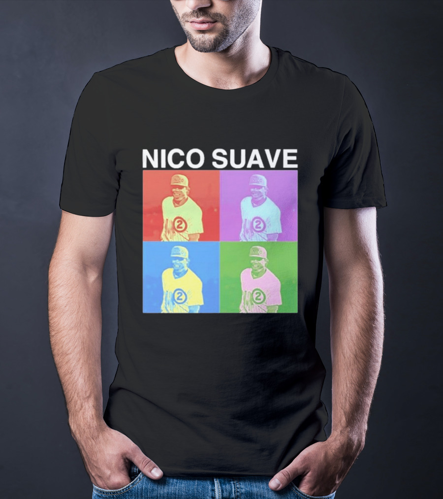 Nico Hoerner Nico Suave Chicago Cubs Player Number 2 Pop T-Shirt
