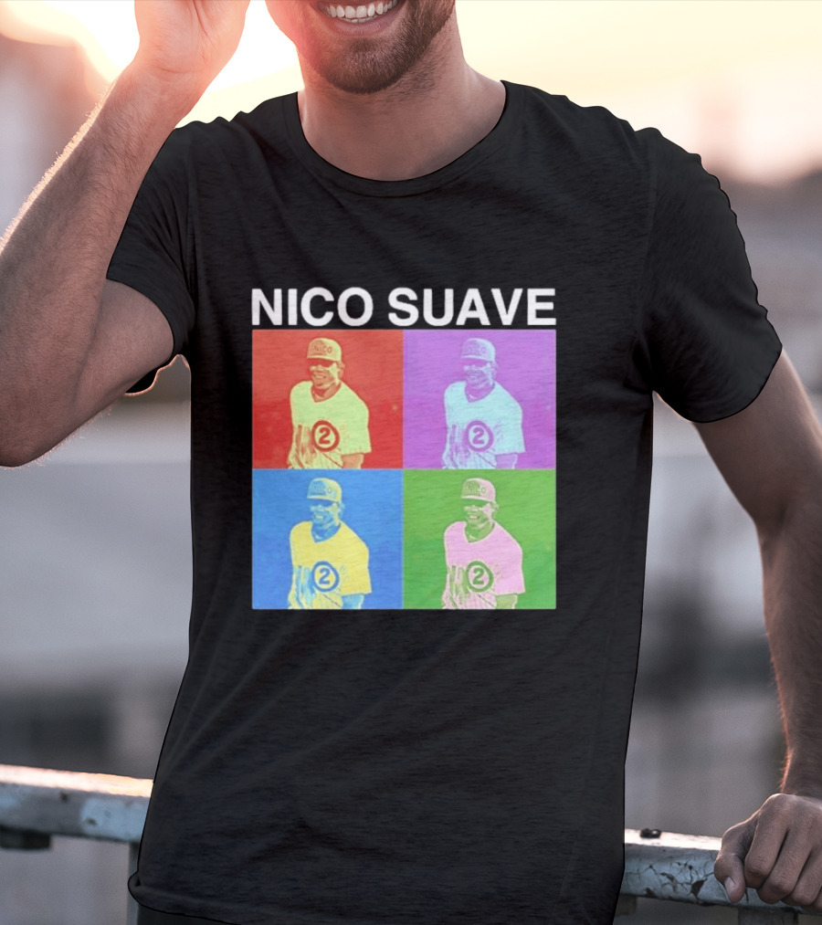Nico Hoerner Nico Suave Chicago Cubs Player Number 2 Pop T-Shirt