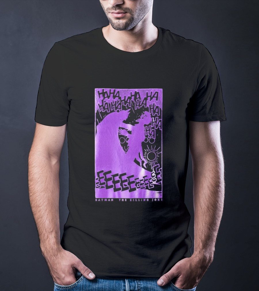 OVO X Batman X The Joker The Killing Joke Deluxe HAHAHA EEEEE T-Shirt