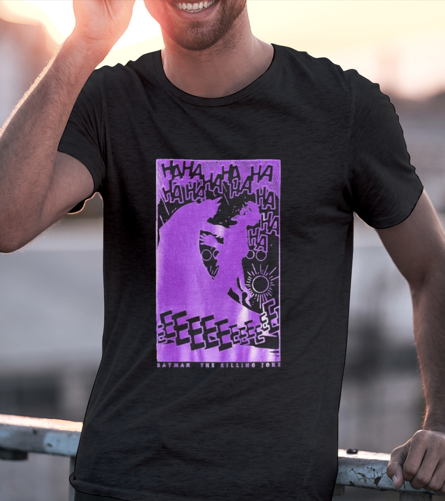 OVO X Batman X The Joker The Killing Joke Deluxe HAHAHA EEEEE T-Shirt