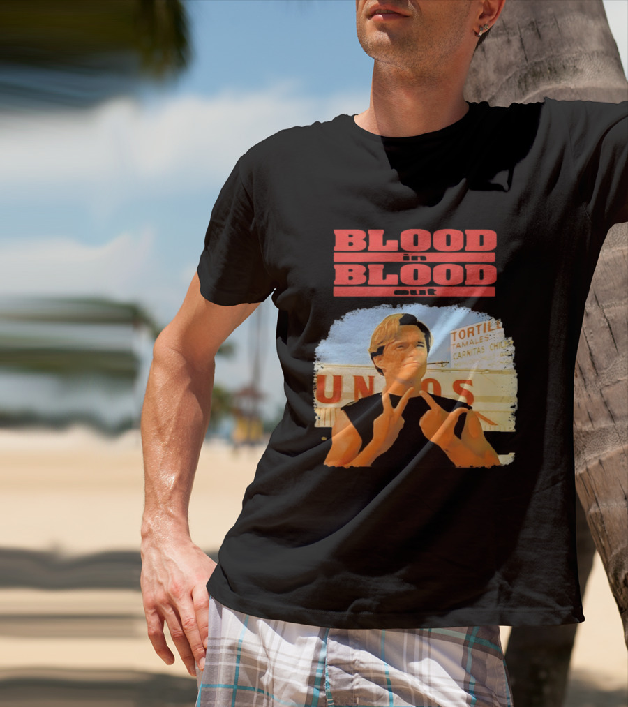 Blood In Blood Out Vatos Locos Image Tribute From Iconic Movie T-Shirt