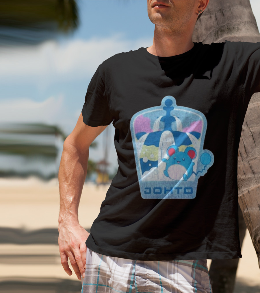 Johto Marill Fountain Explore Pokémon T-Shirt