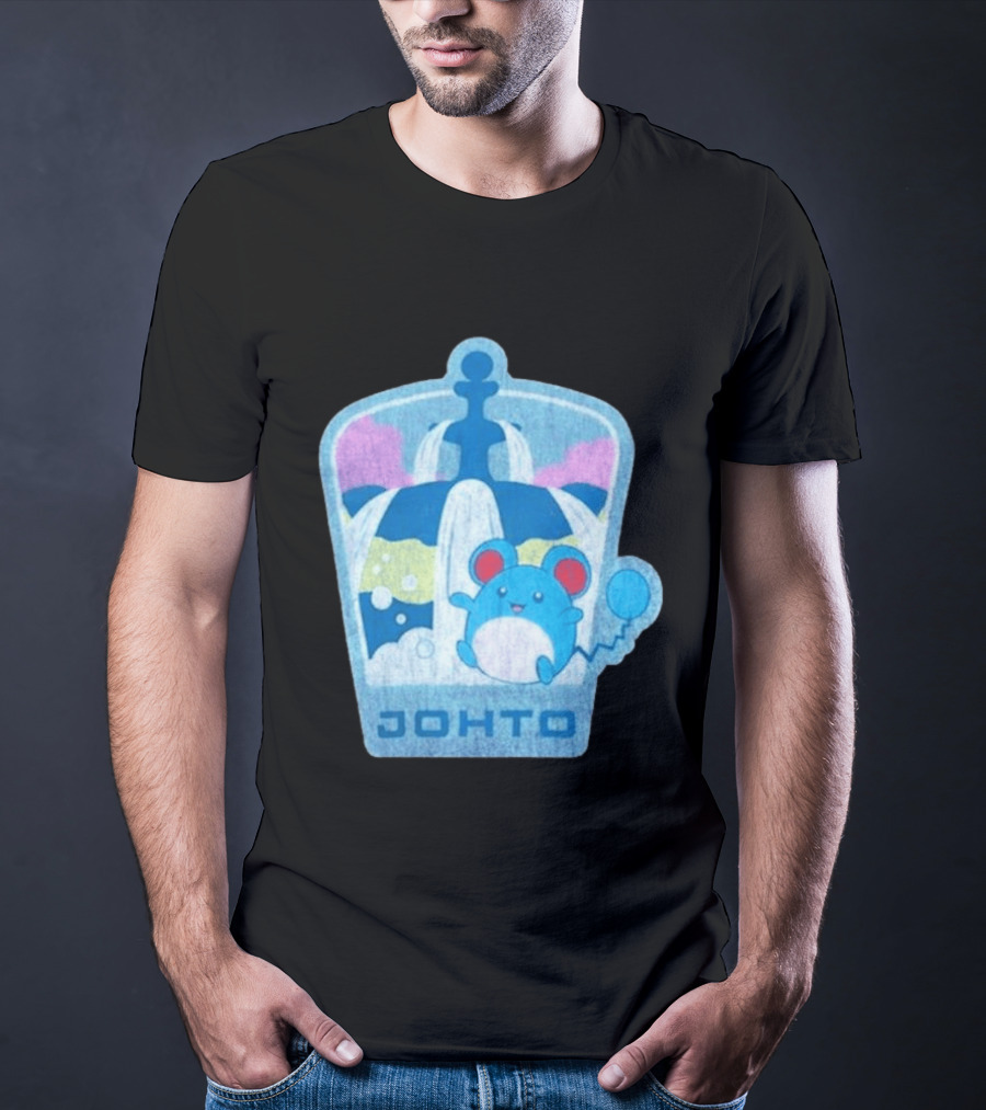 Johto Marill Fountain Explore Pokémon T-Shirt