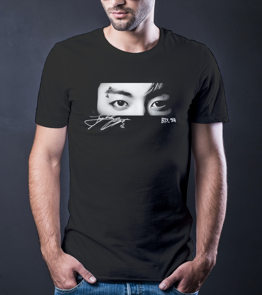 Jungkook Eyes BTS Arirang Tour Apparel K Pop Fandom Fashion T-Shirt