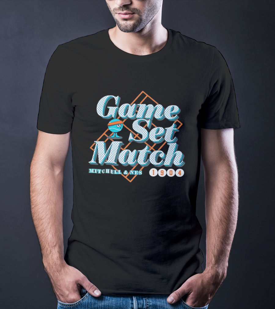Game Set Match Mitchell & Nes 1904 T-Shirt
