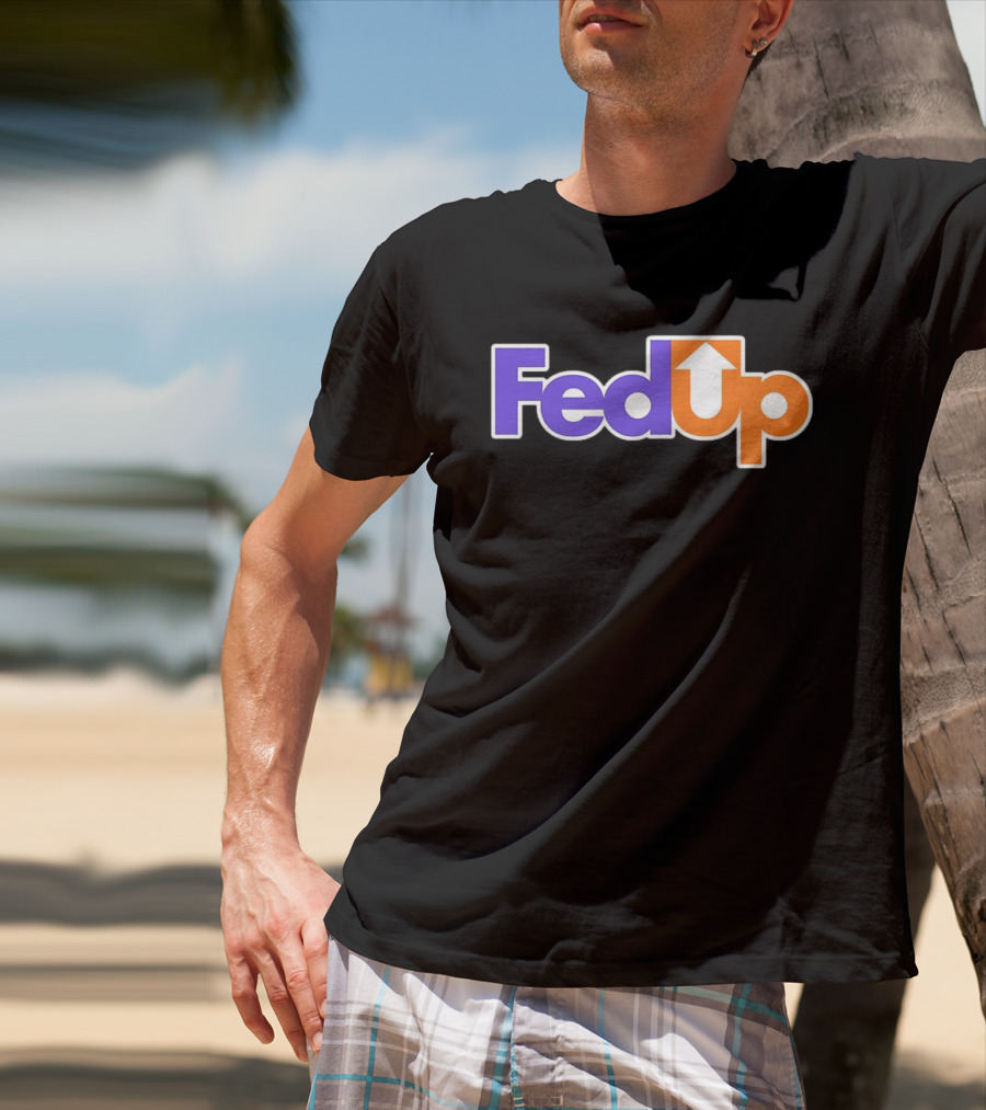 Fed Up Arrow Logo Spoof T-Shirt