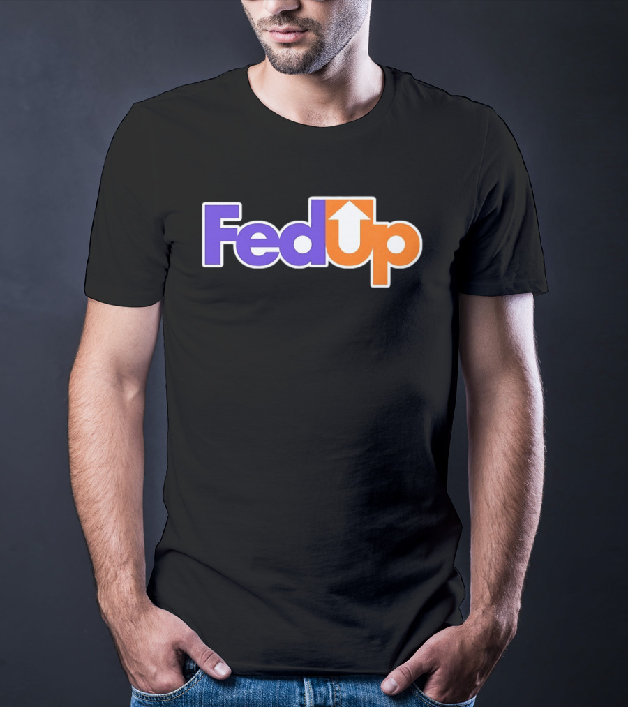 Fed Up Arrow Logo Spoof T-Shirt