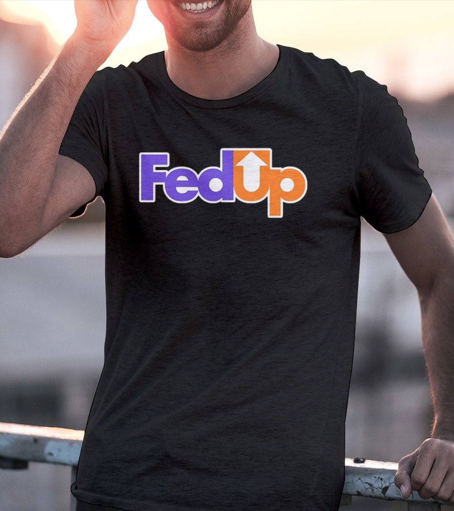 Fed Up Arrow Logo Spoof T-Shirt