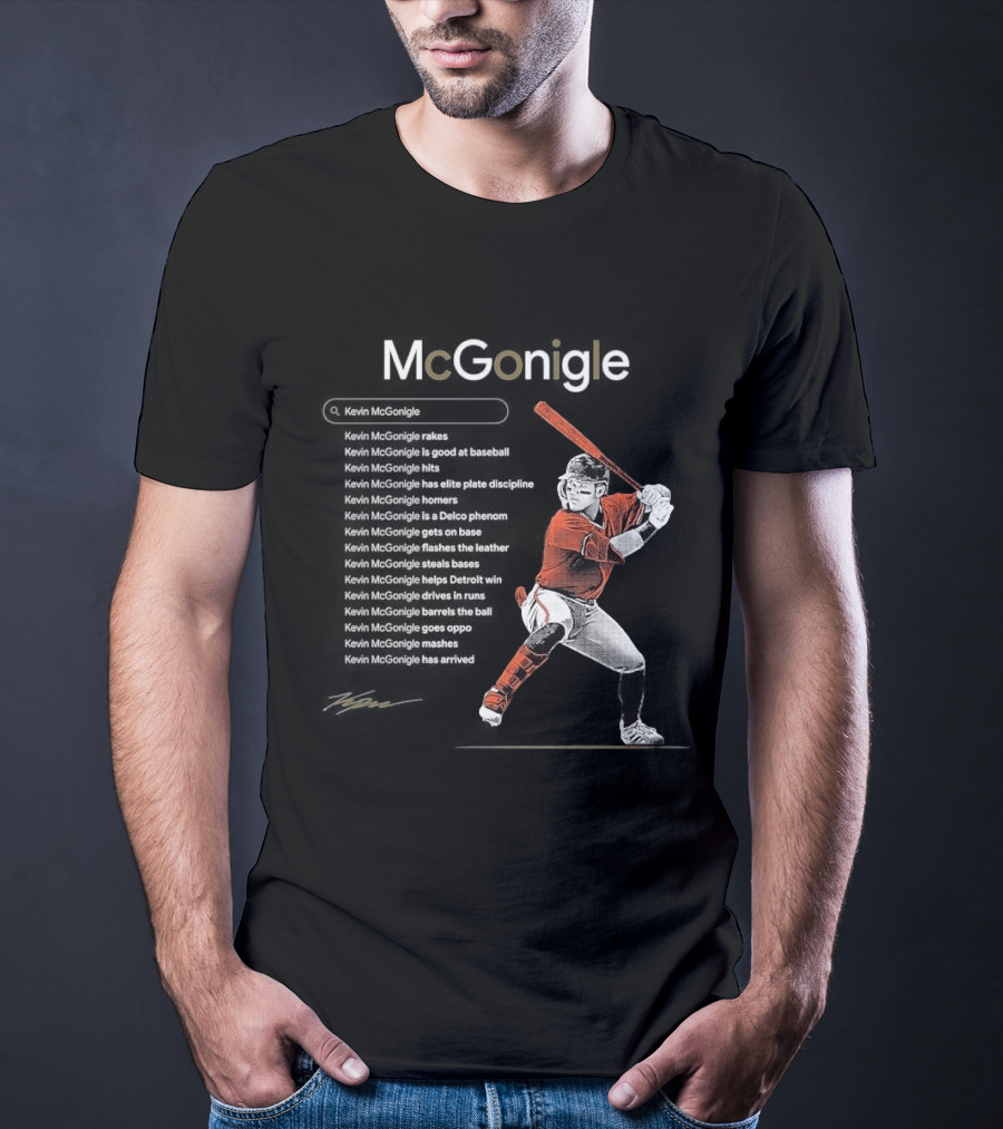 McGonigle Baseball Batting Stance T-Shirt