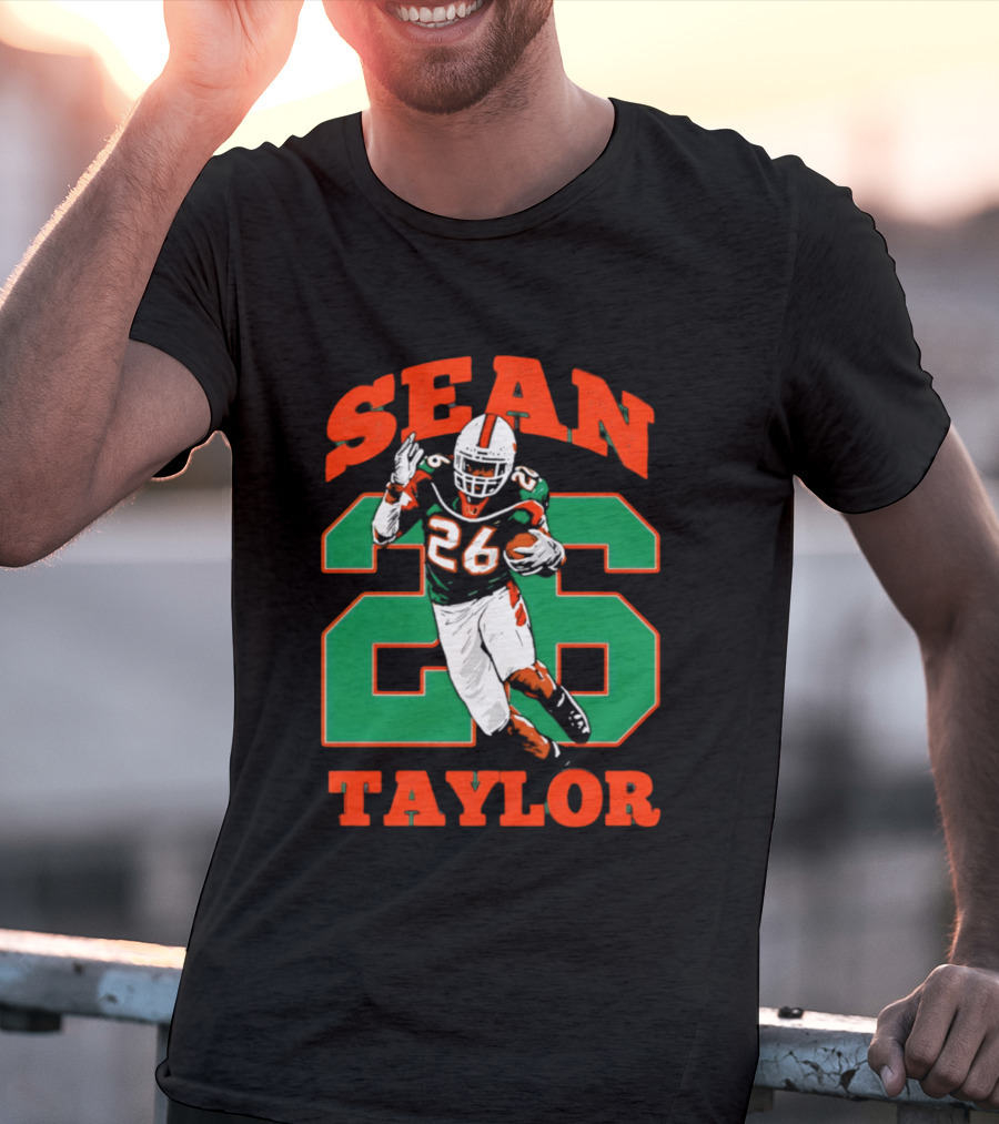Sean Taylor 26 Miami Hurricanes Football Legend T-Shirt