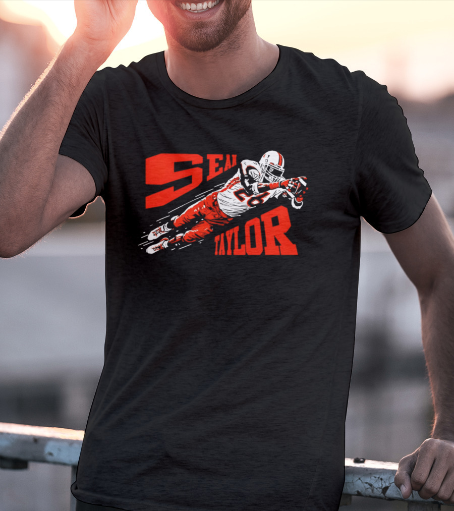 Sean Taylor ST26 Miami Hurricanes Superman Football Player T-Shirt