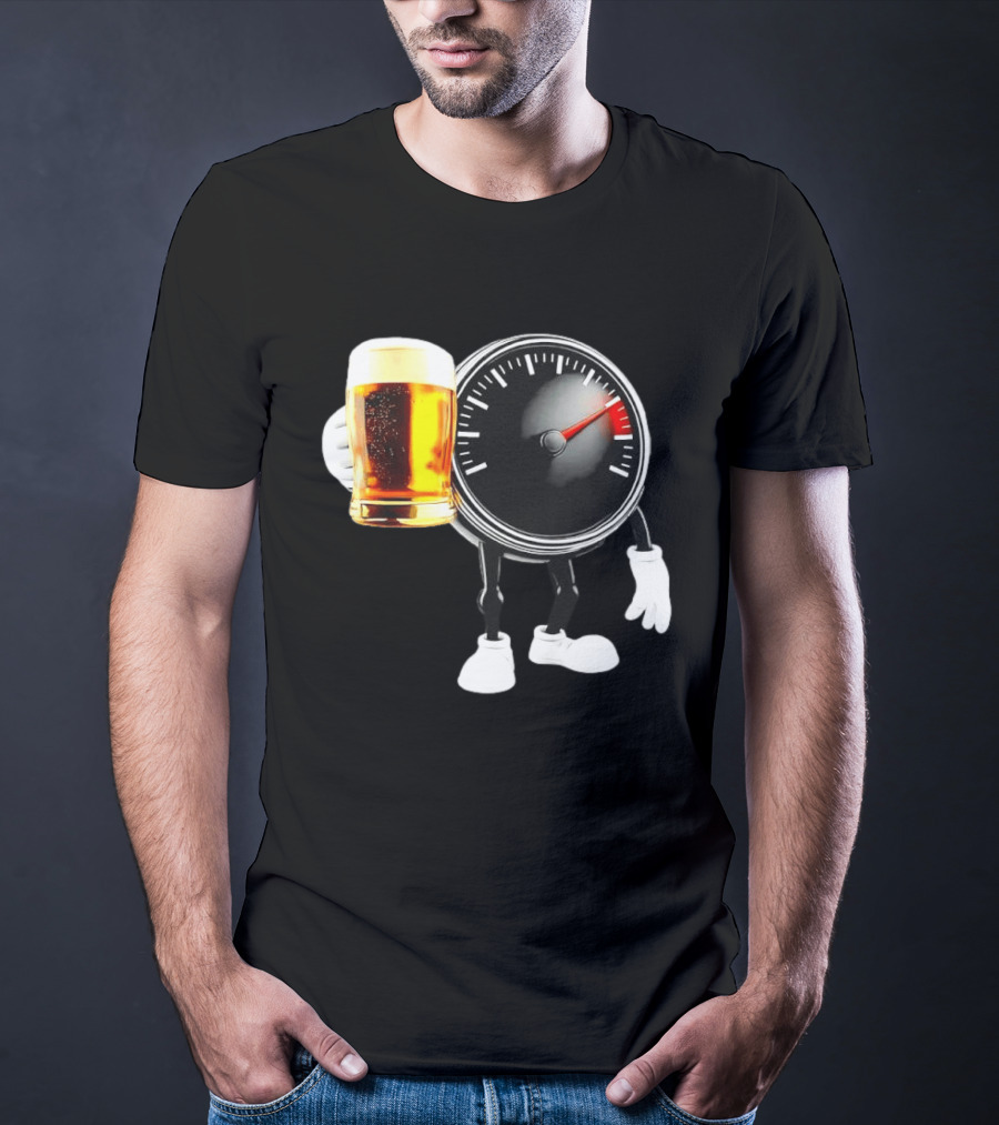 Speedometer Beer Do Not Drink Alcohol When Driving Awareness T-Shirt