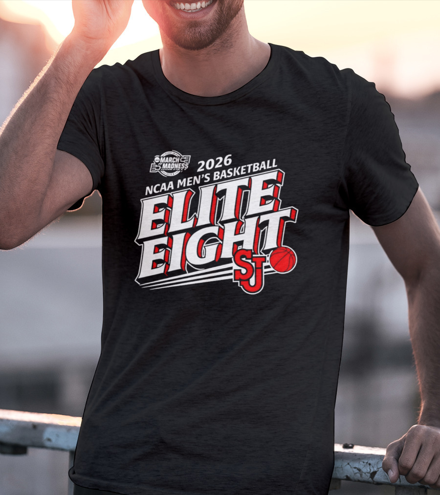2026 NCAA Men's Basketball Elite Eight SJU T-Shirt