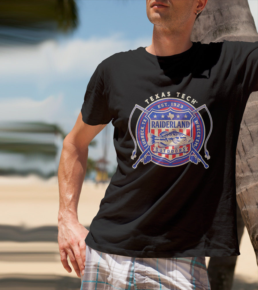 Texas Tech Raiderland Outdoors Est. 1923 Wreck Em Lubbock TX T-Shirt