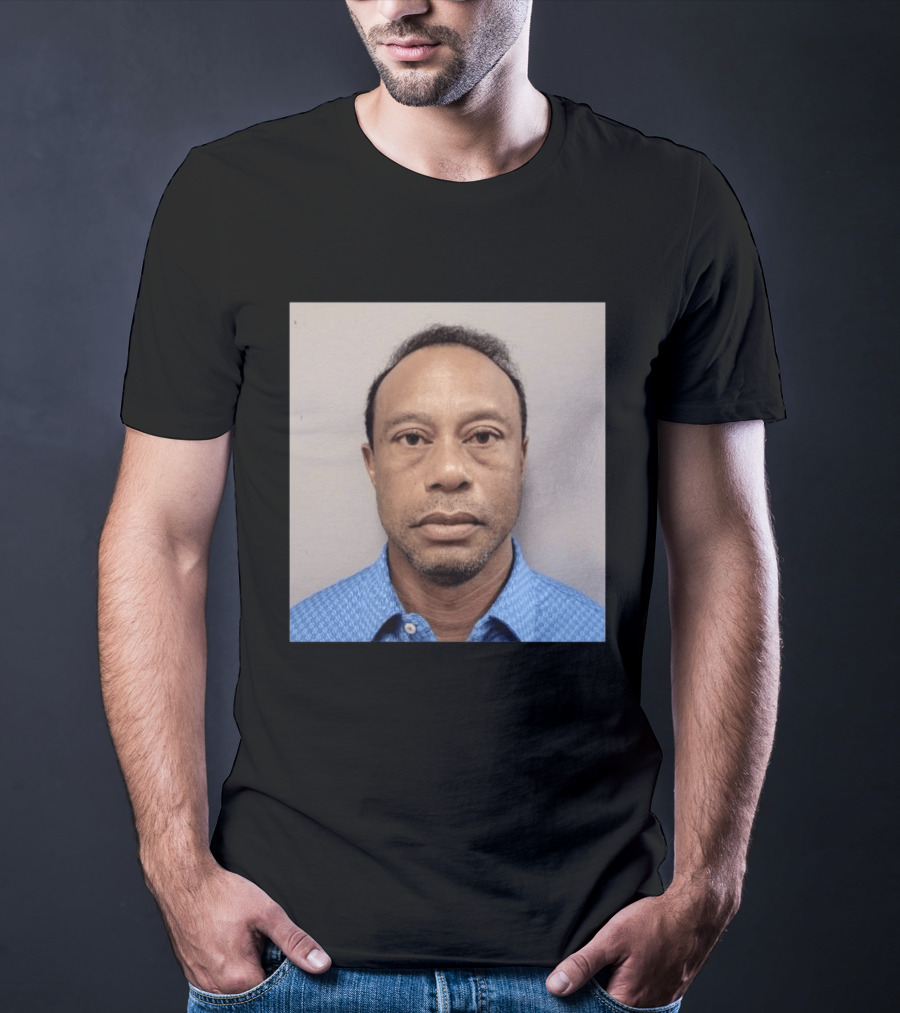 Tiger Woods Shot Released DUI Arrest Photo T-Shirt