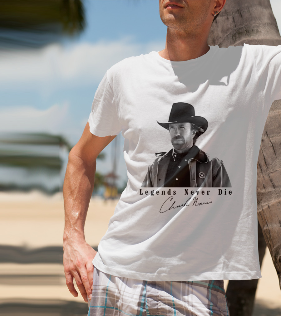 Legends Never Die Chuck Norris 2026 T-Shirt