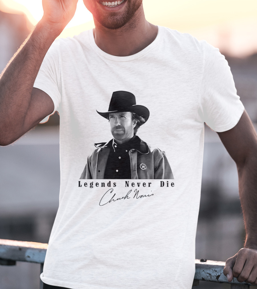 Legends Never Die Chuck Norris 2026 T-Shirt