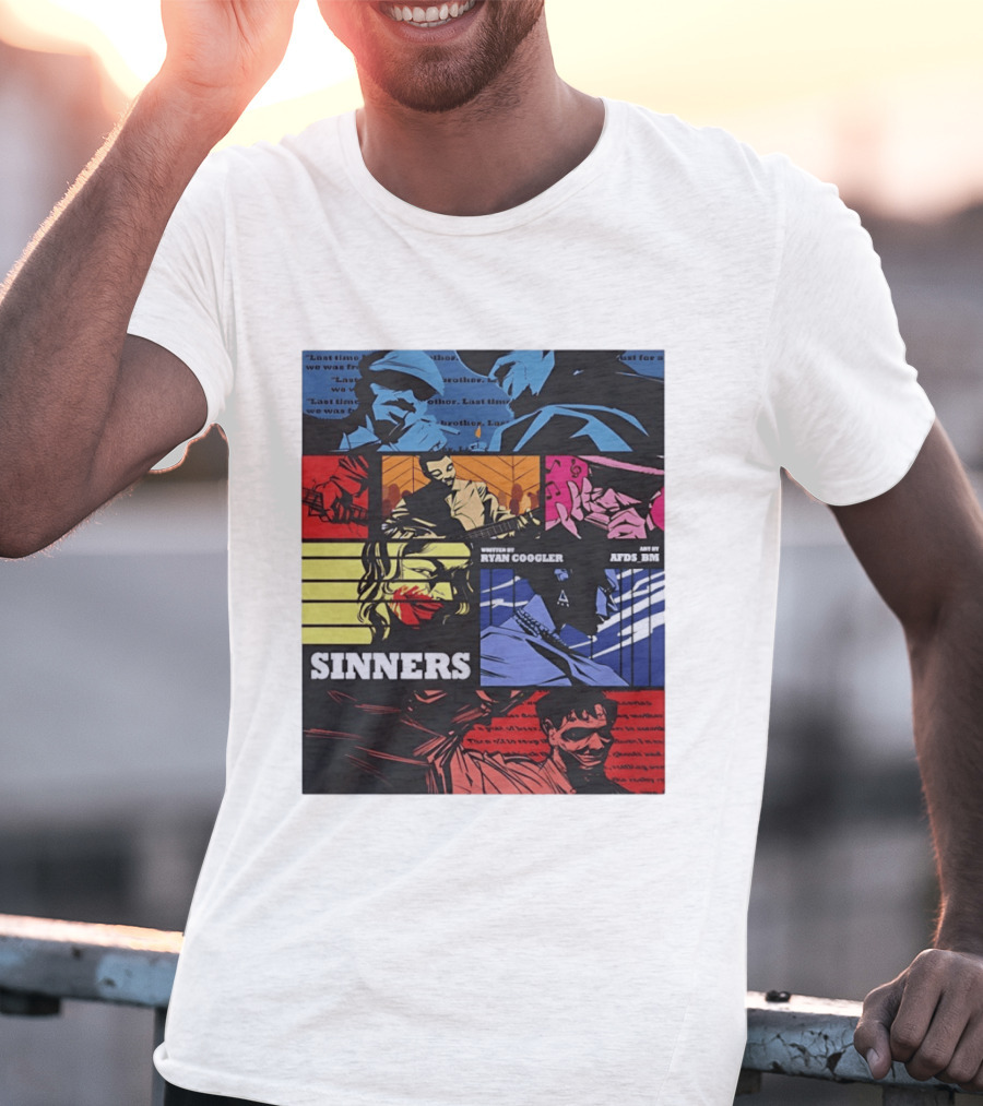 Sinners Ryan Coogler Cowboy Bebop Art By AFS BM T-Shirt
