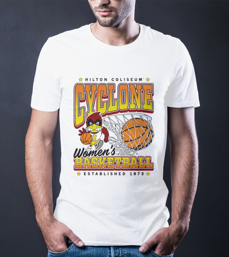 Hilton Coliseum Cyclone Women's Basketball Established 1973 T-Shirt