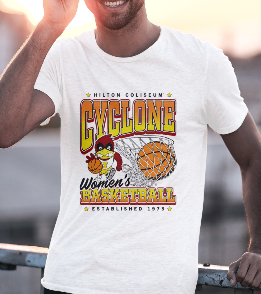 Hilton Coliseum Cyclone Women's Basketball Established 1973 T-Shirt
