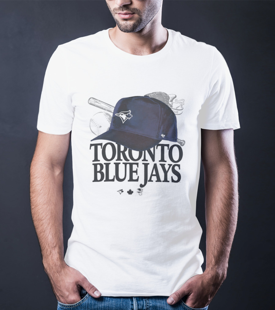 Toronto Blue Jays Official Baseball Hat Iconic Team Sports Merchandise T-Shirt