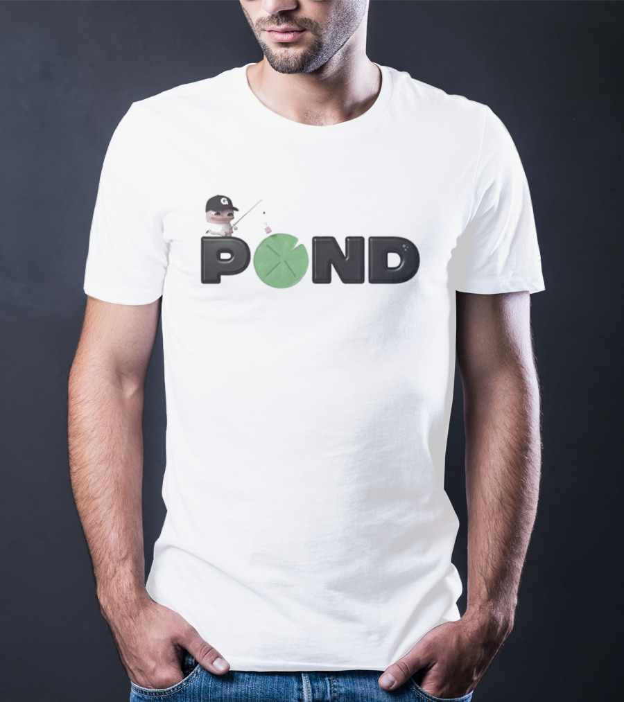 Pond0x Project Fishing Character With Lily Pad Letter O T-Shirt