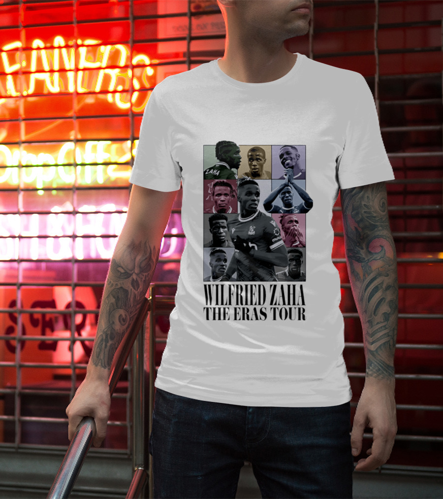 Wilfried Zaha The Eras Tour Soccer Montage T-Shirt