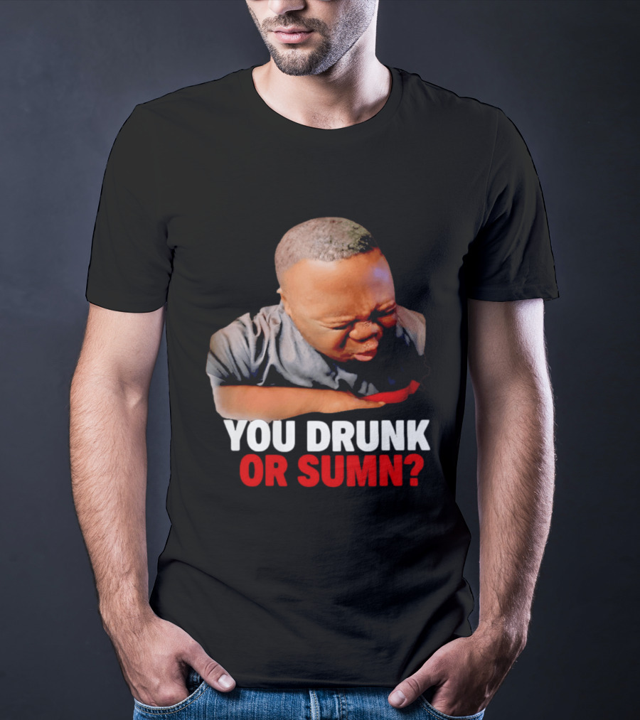 You Drunk Or Sumn Meme DJ Cece Viral Expression T-Shirt
