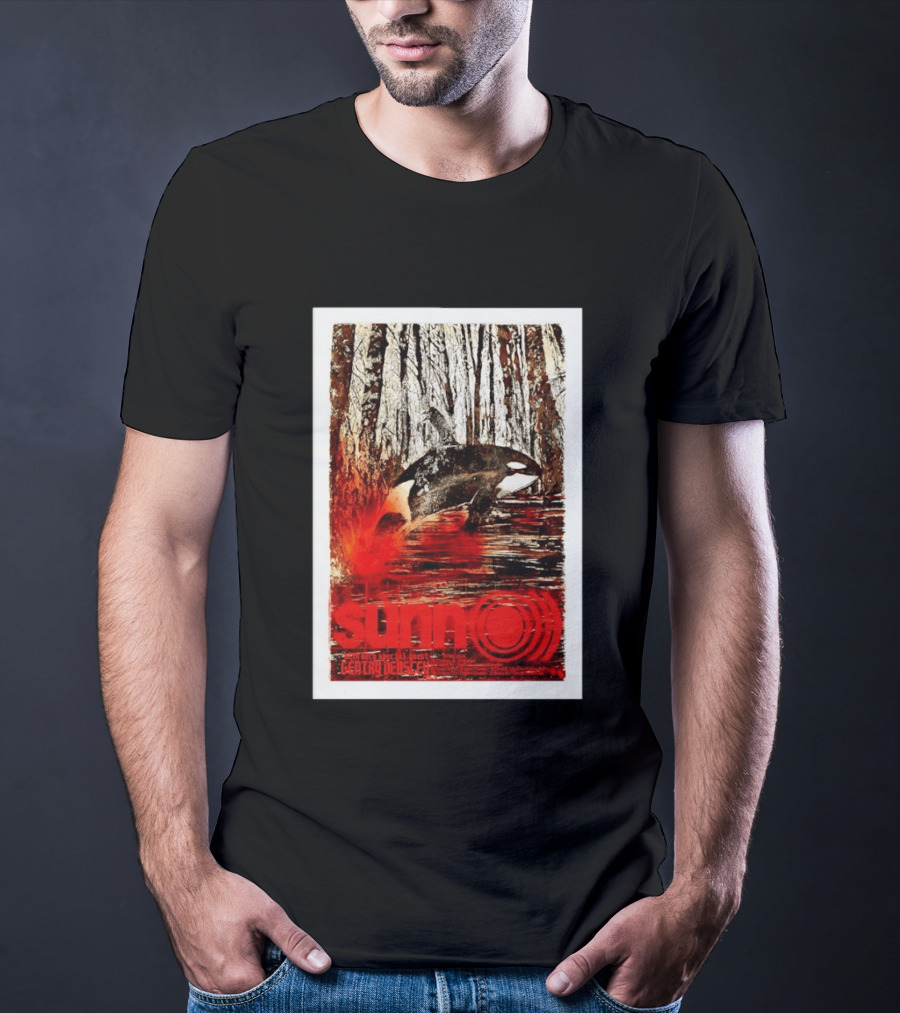 Sunn O Tour 2026 Orca Geary Theatre San Francisco Concert T-Shirt