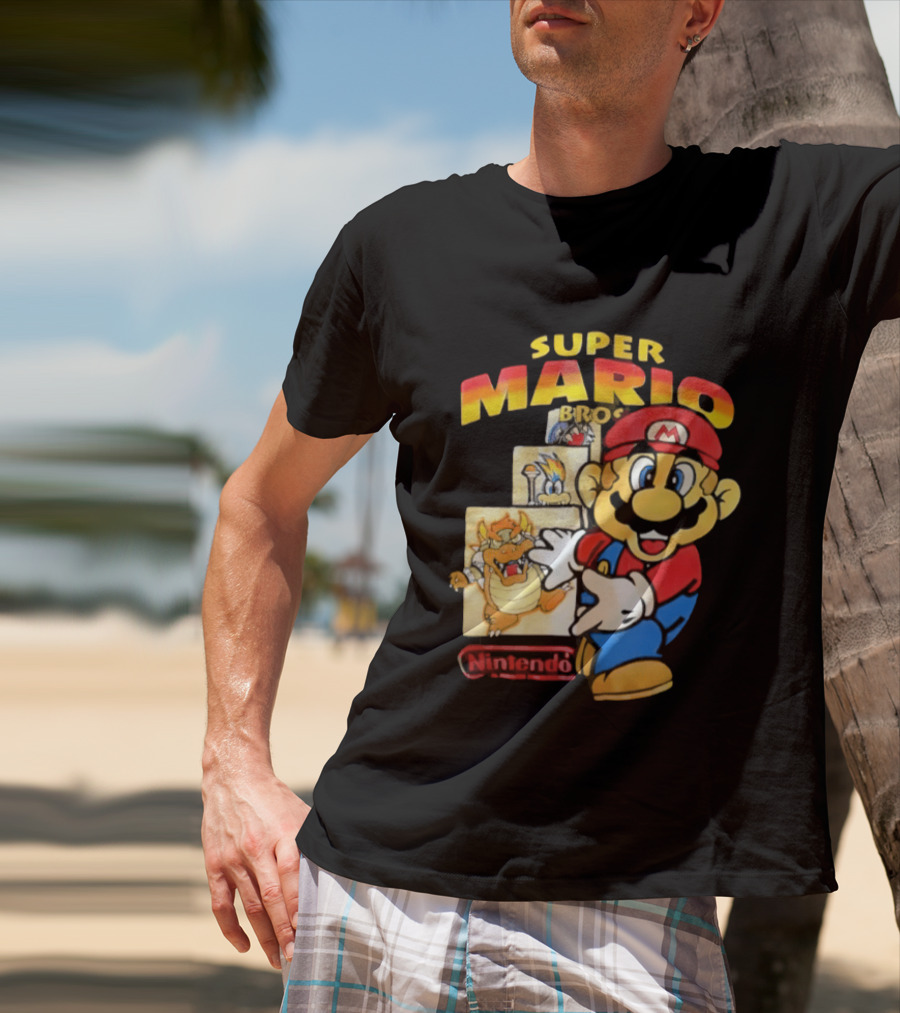 Super Mario Bowser Challenge Pixel Adventures T-Shirt