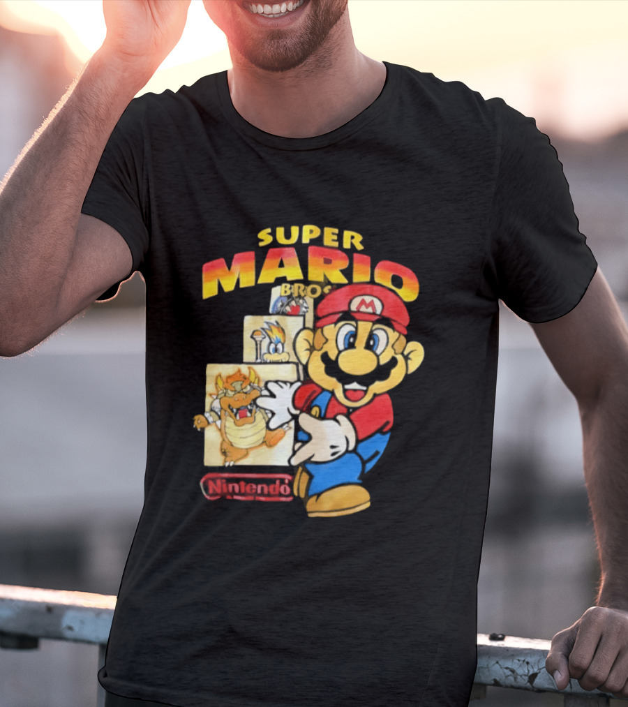 Super Mario Bowser Challenge Pixel Adventures T-Shirt