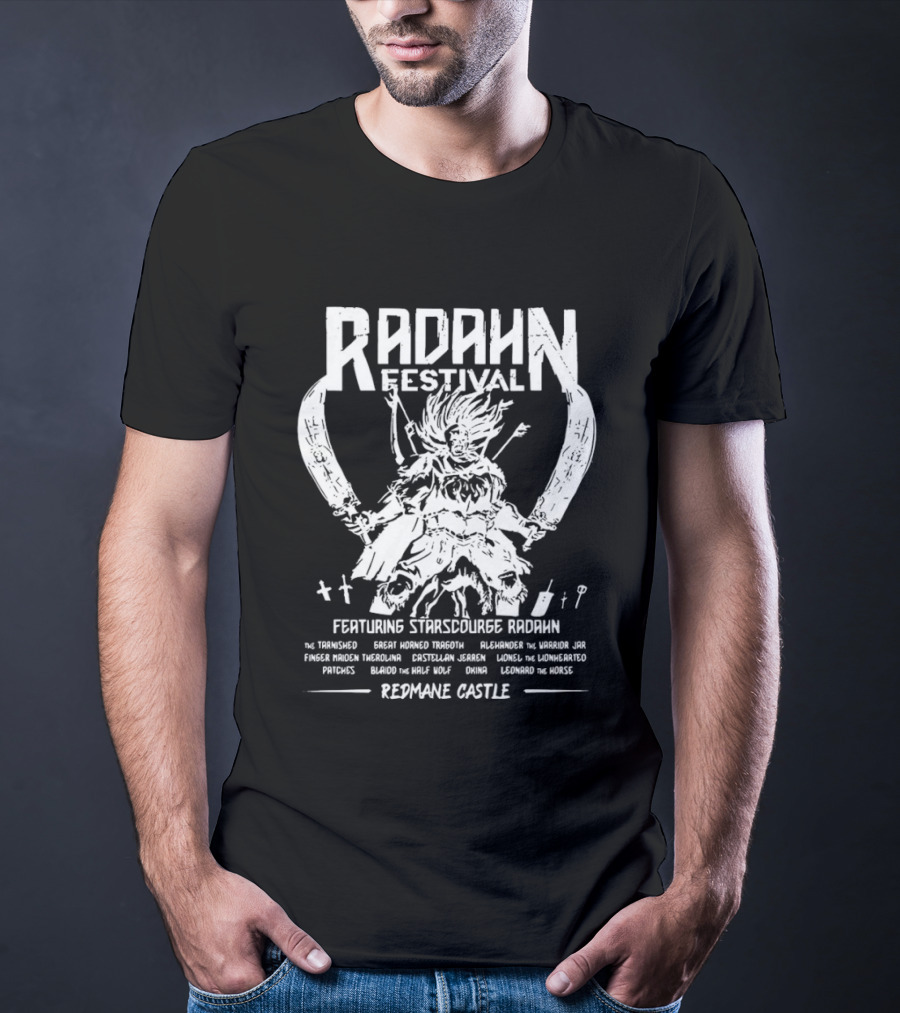 Radahn Festival Featuring Starscourge Radahn At Redmane Castle T-Shirt