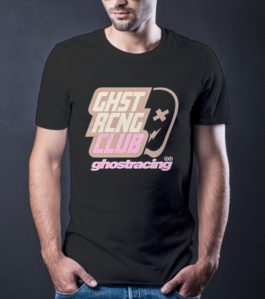 Ghost Racing Club Ghostracing Ghost Tracing Travis Pbc T-Shirt