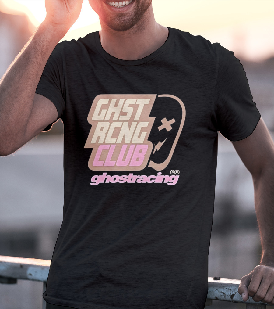 Ghost Racing Club Ghostracing Ghost Tracing Travis Pbc T-Shirt