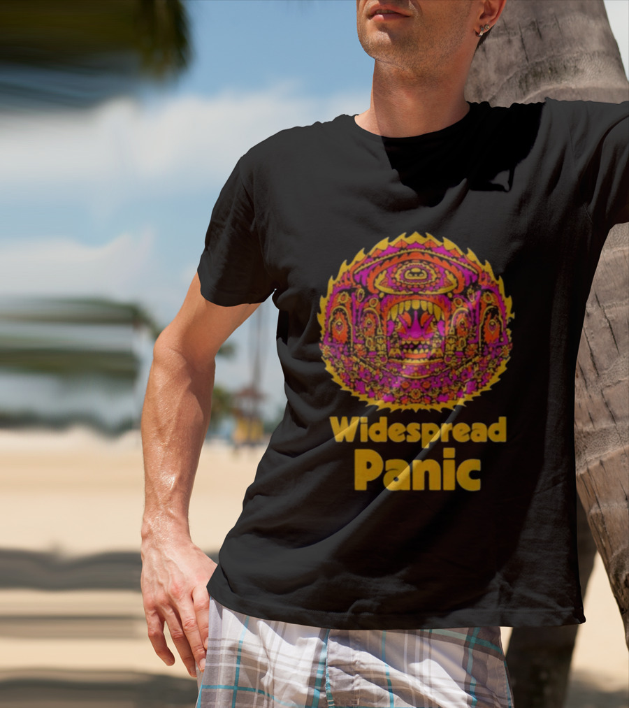 Widespread Panic Young And Sick Monster Art Vibrant Psychedelic T-Shirt