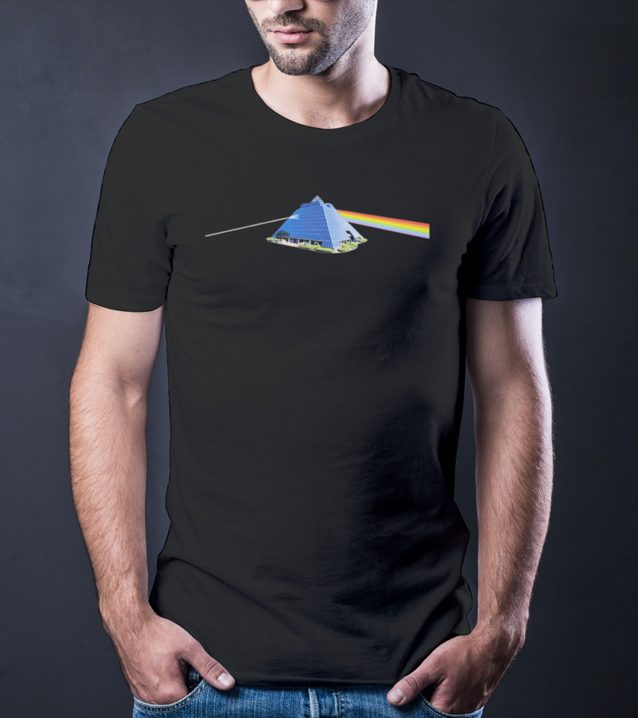 The Dark Side Of The Pyramid Prism Rainbow T-Shirt