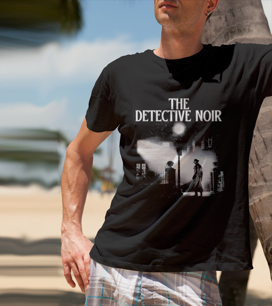 Spider Man Noir The Detective Noir Film Vintage Urban Scene T-Shirt