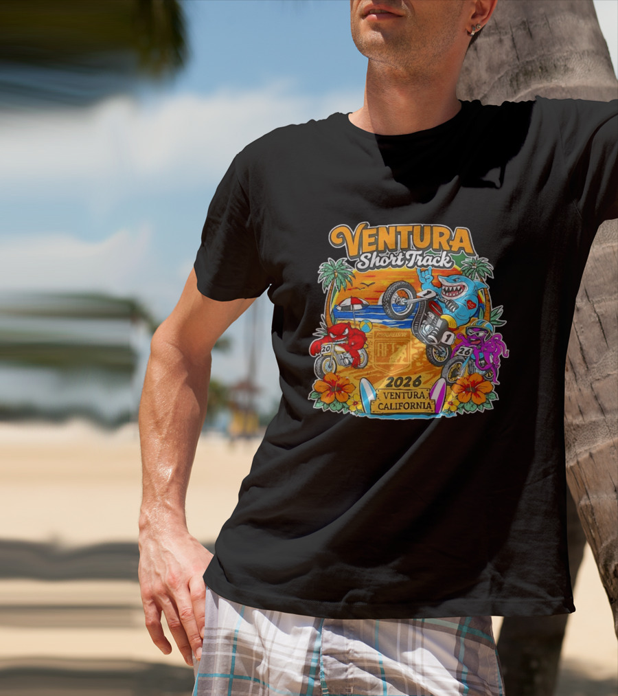 Ventura Short Track 2026 California Adventure Racing Event Ryder Cup T-Shirt