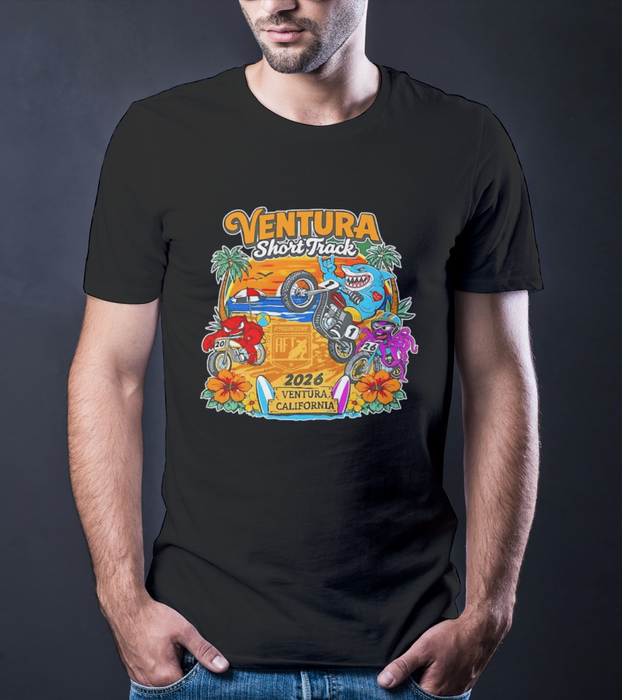 Ventura Short Track 2026 California Adventure Racing Event Ryder Cup T-Shirt