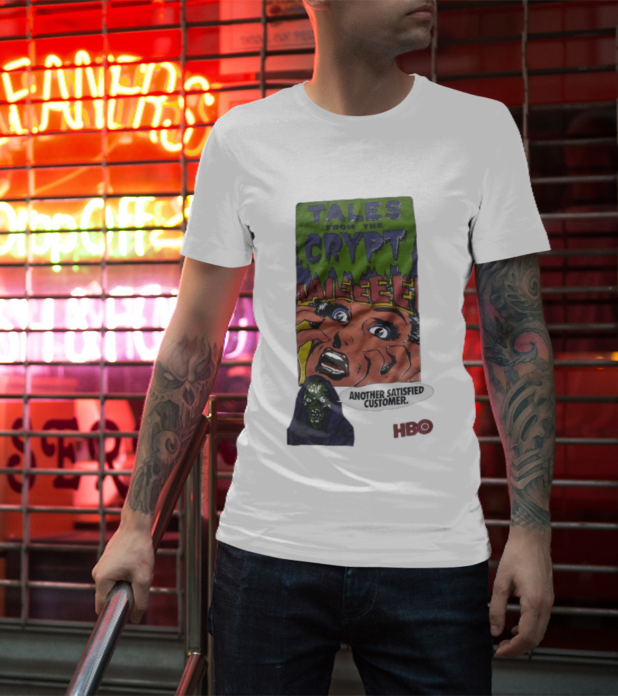 Tales From The Crypt Aaileee Another Satisfied Customer HBO T-Shirt