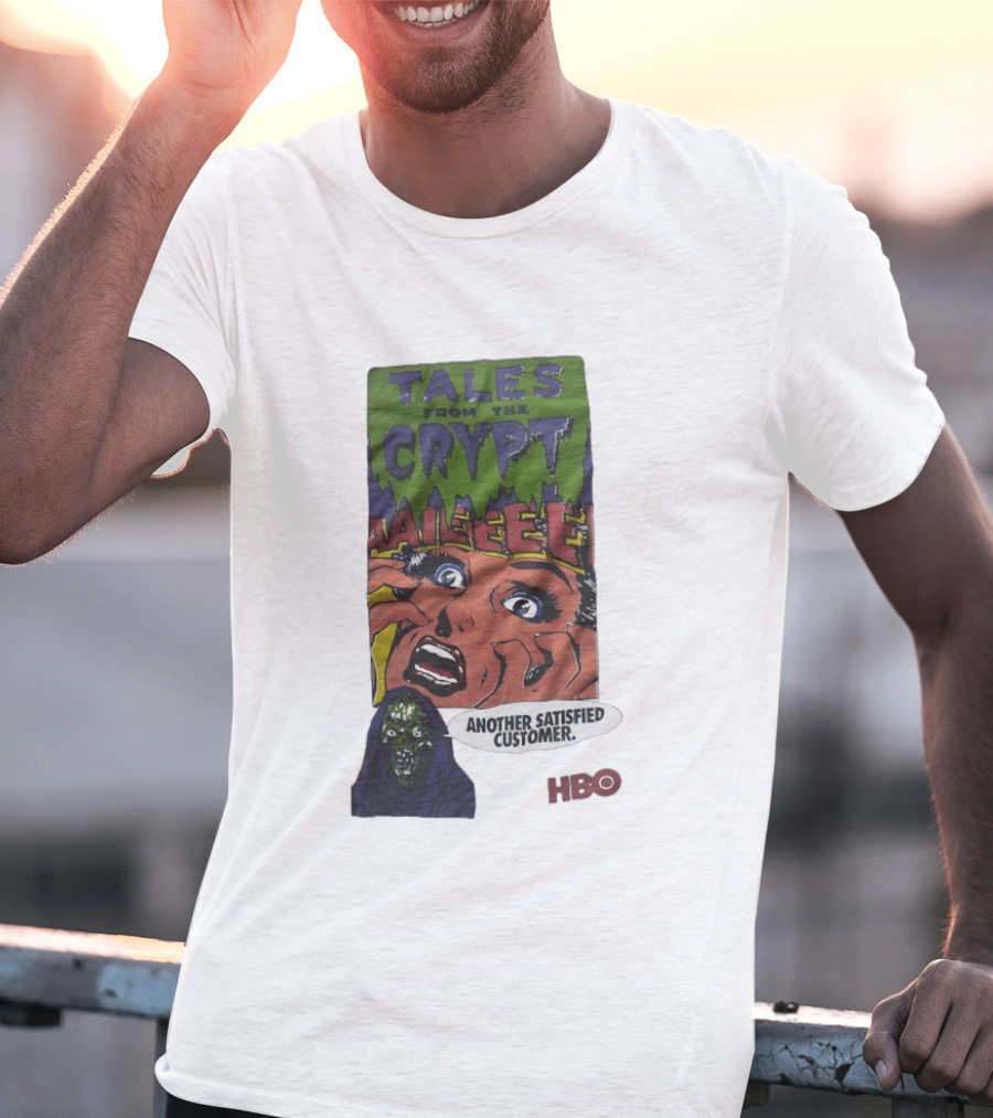 Tales From The Crypt Aaileee Another Satisfied Customer HBO T-Shirt