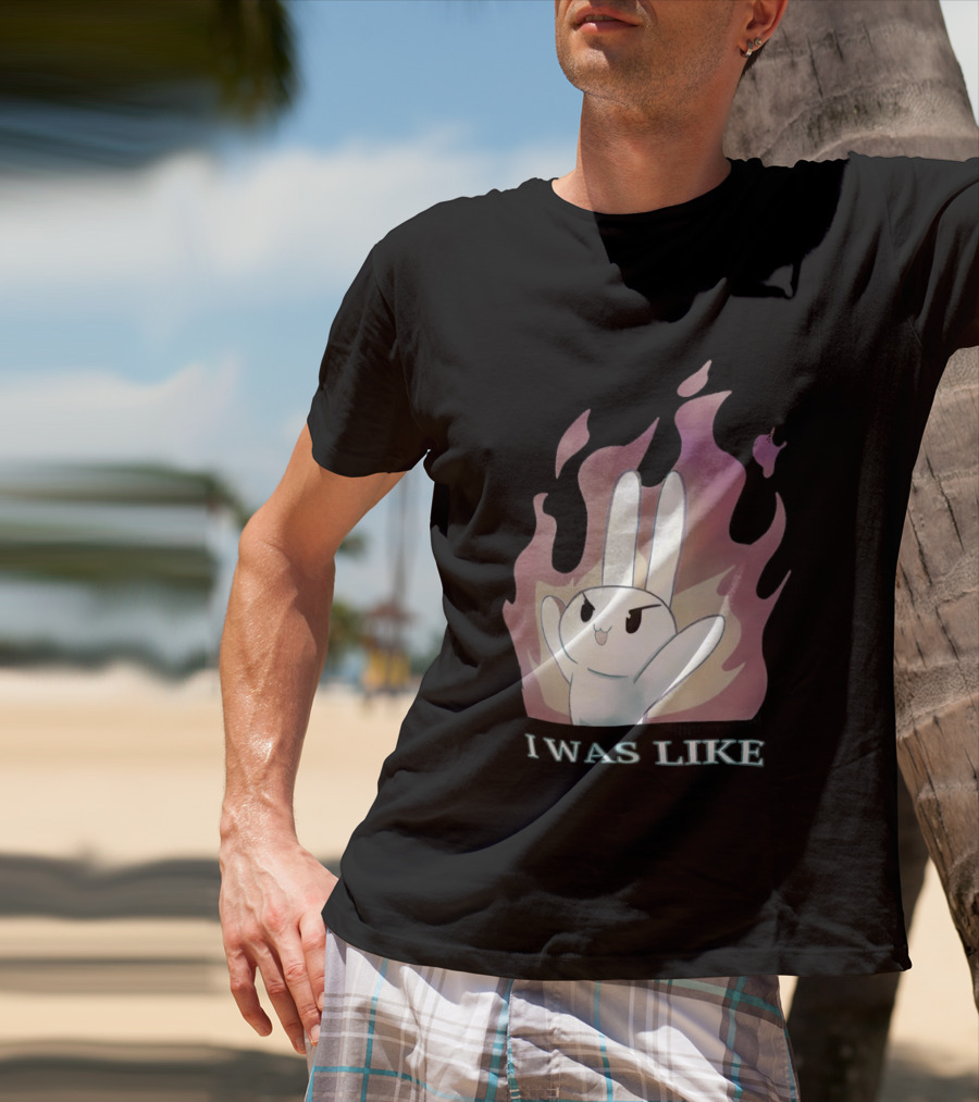 I Was Like Fire Bunny In Flames T-Shirt
