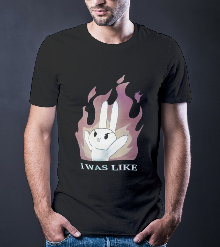 I Was Like Fire Bunny In Flames T-Shirt