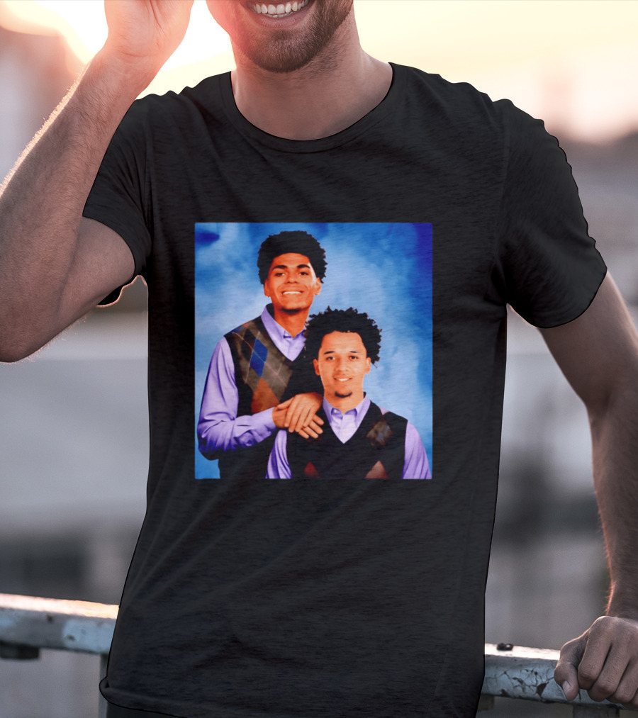 Arizona Wildcats Stars Koa Peat Brayden Burries Step Brother Argyle Vests T-Shirt