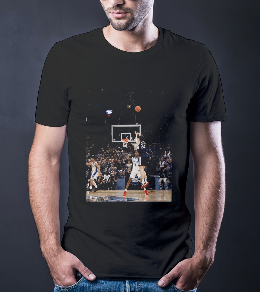 Braylon Mullins Last Second Victory Shot UConn Vs Duke NCAA March Madness 2026 T-Shirt