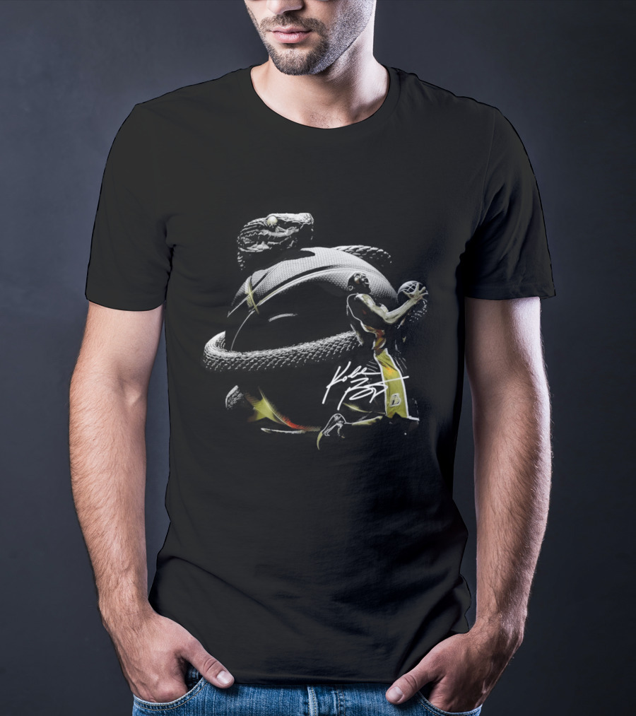 Kobe Bryant Los Angeles Legend Lakers Black Mamba T-Shirt