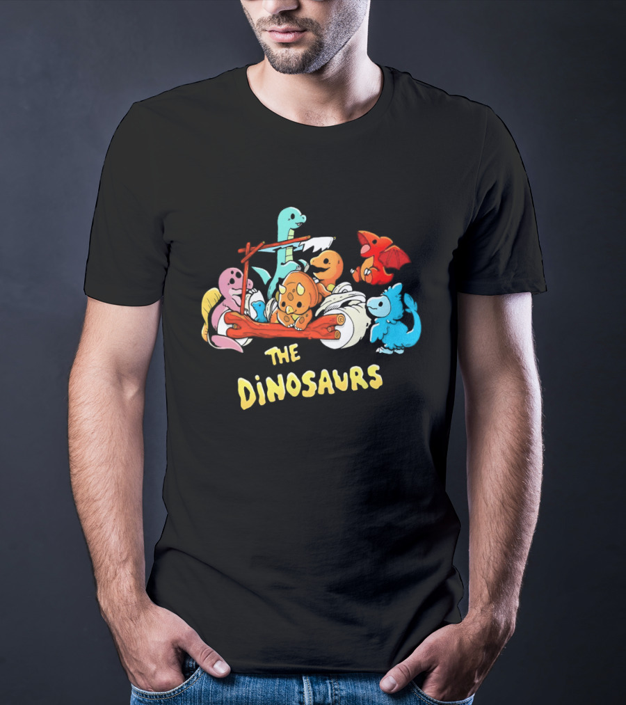 The Dinosaurs X The Flintstones Cartoon T-Shirt