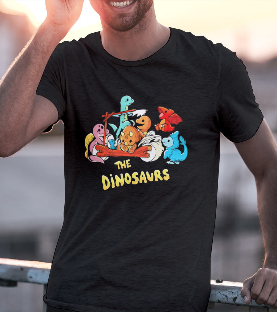The Dinosaurs X The Flintstones Cartoon T-Shirt